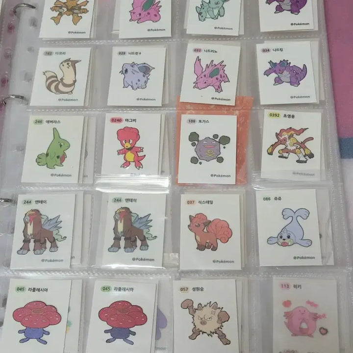 [BUNJANG] Pokemon Stick Seal Bundle / 포켓몬 띠부씰 양도 러블리 할로윈
