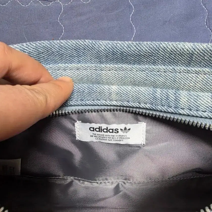 [BUNJANG] Adidas Denim Shoulder Bag / 아디다스 데님 숄더백