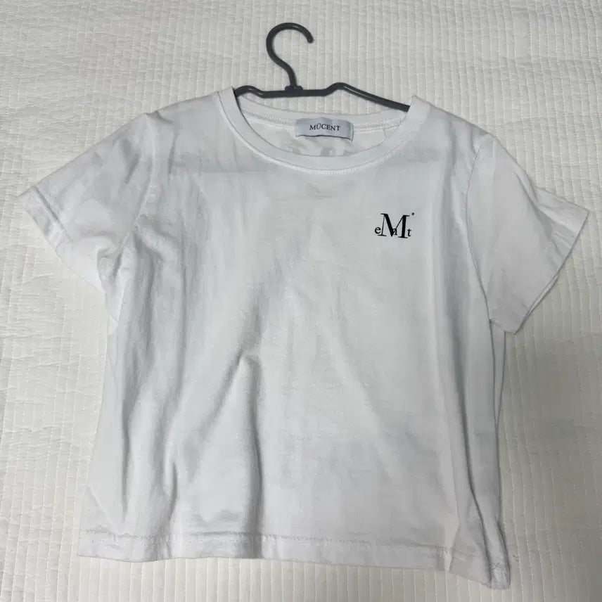 [BUNJANG] Mocent Cropped Short Sleeve T-Shirt / 무센트 크롭 반팔티