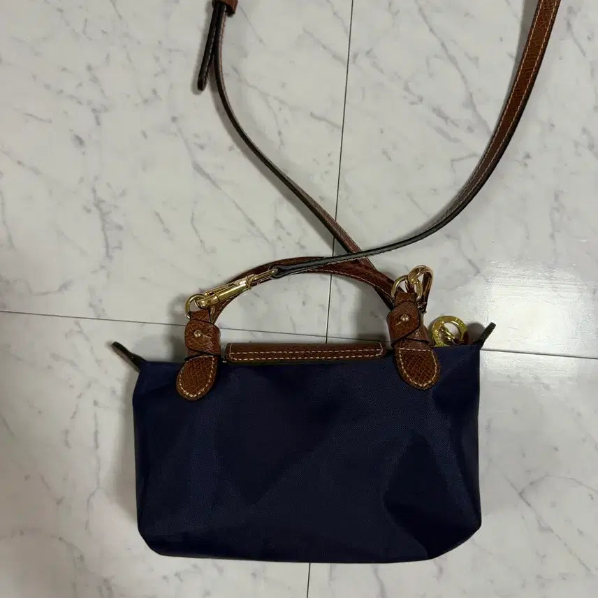 [BUNJANG] Longchamp Le Pliage Mini Crossbody Navy / 롱샴 르 플리아쥬 미니 크로스 네이비