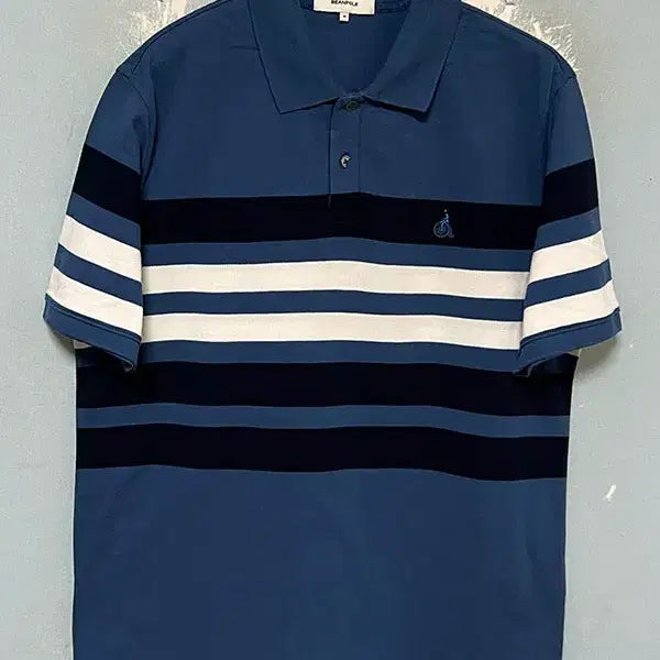 [BUNJANG] Beanpole Color Block Pique Collar Neck Men&