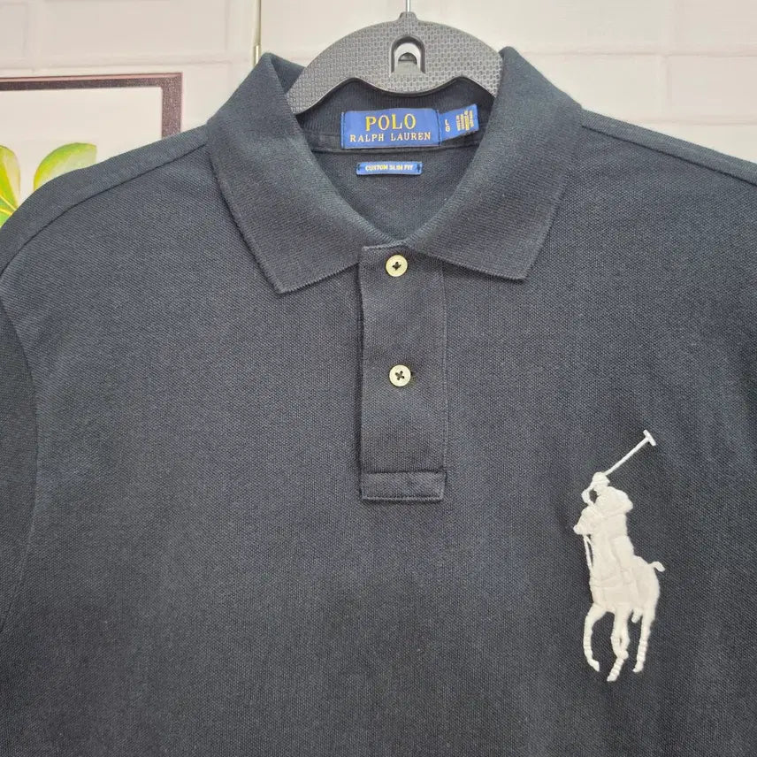 [BUNJANG] Polo Ralph Lauren Custom Slim Fit Big Pony Numpher 3 Short Sleeve Polo Shirt - Size L / 폴로랄프로렌 커스텀 슬림핏 빅포니 넘퍼3 반팔 폴로 셔츠 카라티 L사이즈