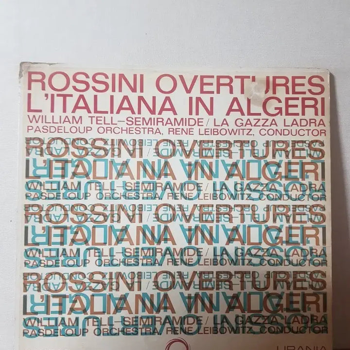 [BUNJANG] Rossini William Tell Semiramide Overture Classic LP Vinyl / 로시니 윌리엄텔 도둑까치 세미라미데 서곡 클래식엘피 바이닐vinyl lp