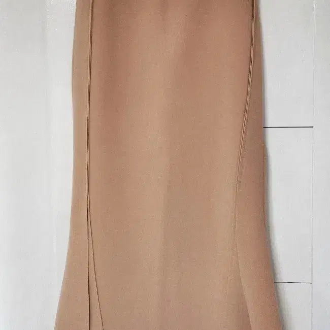 [BUNJANG] Peach Apricot Color Mix Mermaid Line Skirt / 피치살구 롱스커트