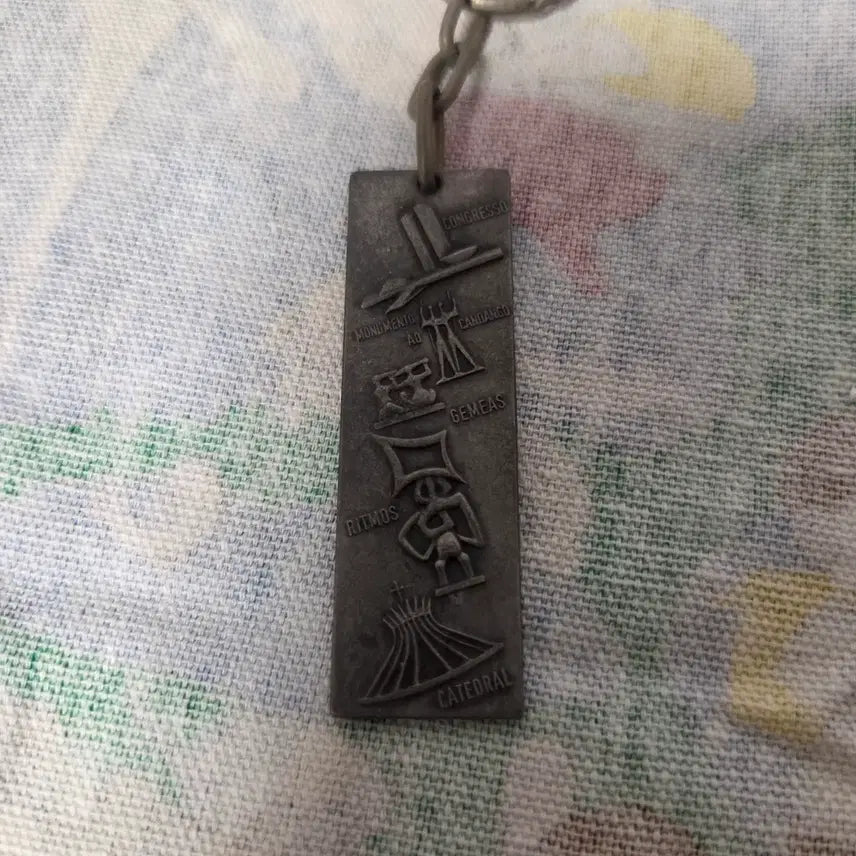 [BUNJANG] 1980s-1990s Brazil Vintage Metal Keychain / 8-90s Brazil 빈티지 메탈 키링