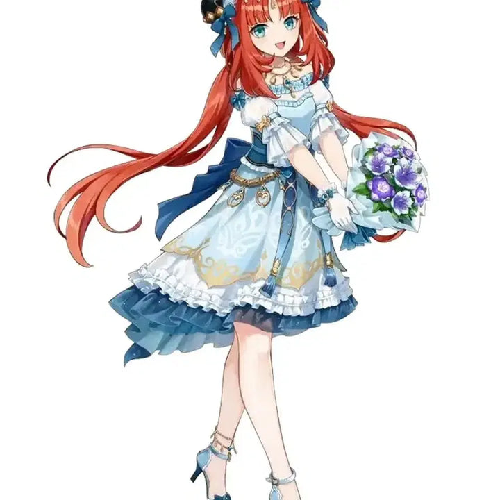 [BUNJANG] GIGO Nilou Maid Dress Cosplay Full Set - Size L / 원신 닐루 GIGO 메이드 드레스 코스프레 풀셋 새상품 L사이즈