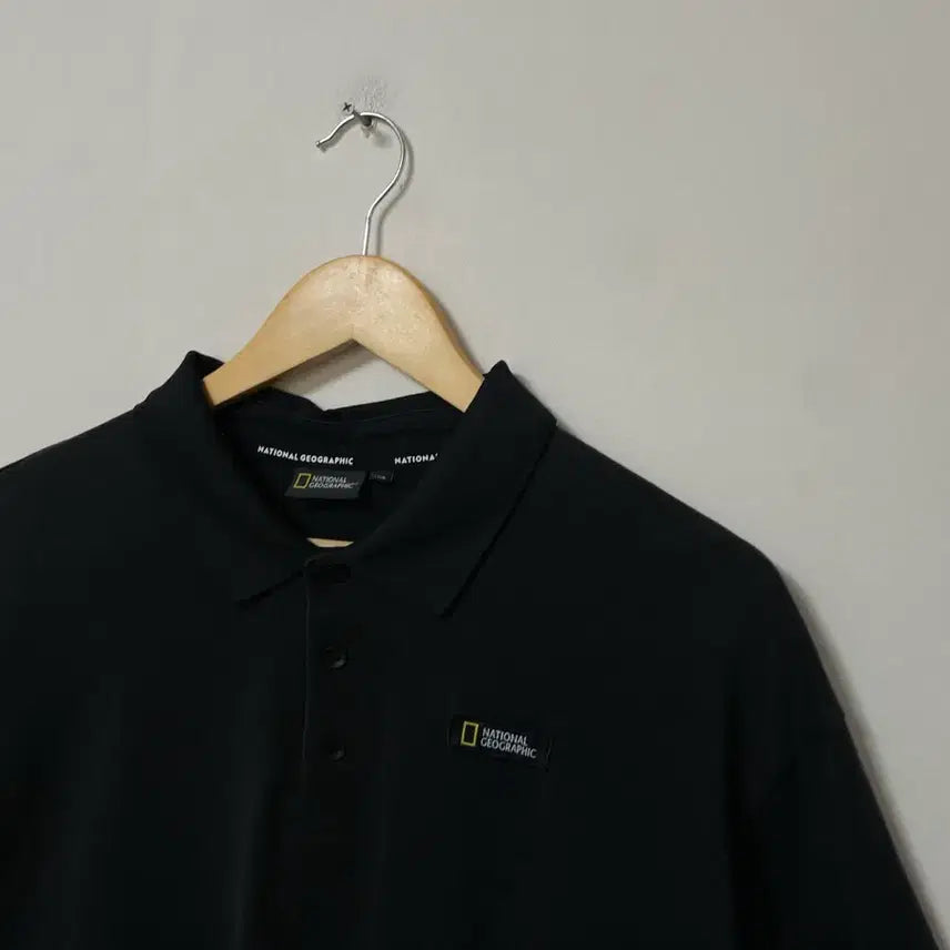 [BUNJANG] National Geographic Functional Spandex Loose Fit Short Sleeve Polo T-Shirt / 110 내셔널지오그래픽 면 기능성 스판 루즈핏 반팔 카라티 정품