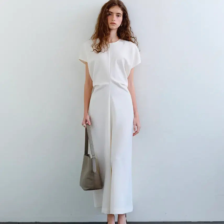 [BUNJANG] URAGO Dolman Sleeve Long Dress Cream S / 유라고 dolman sleeve long dress 크림