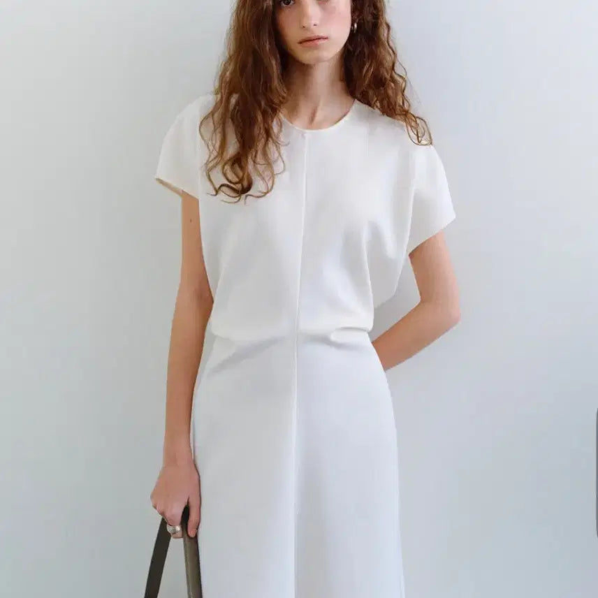 [BUNJANG] URAGO Dolman Sleeve Long Dress Cream S / 유라고 dolman sleeve long dress 크림