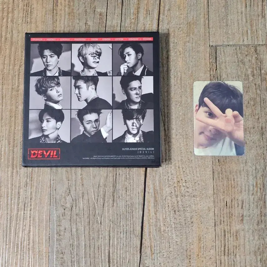 [BUNJANG] Super Junior Devil Ryeowook Photocard + Album / 슈퍼주니어 데빌 려욱 포카+음반 판매 양도합니다