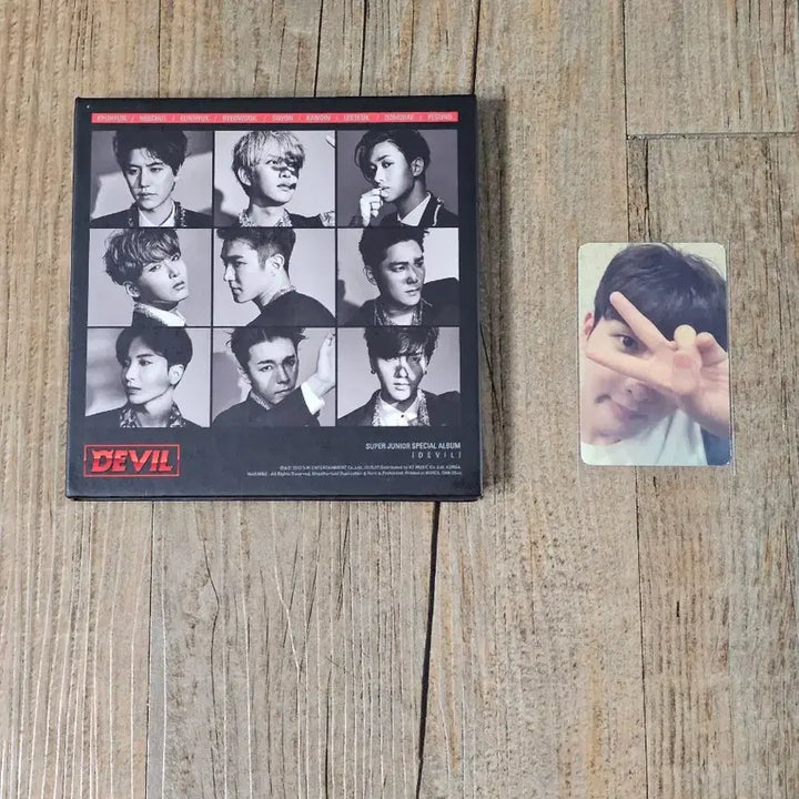 [BUNJANG] Super Junior Devil Ryeowook Photocard + Album / 슈퍼주니어 데빌 려욱 포카+음반 판매 양도합니다