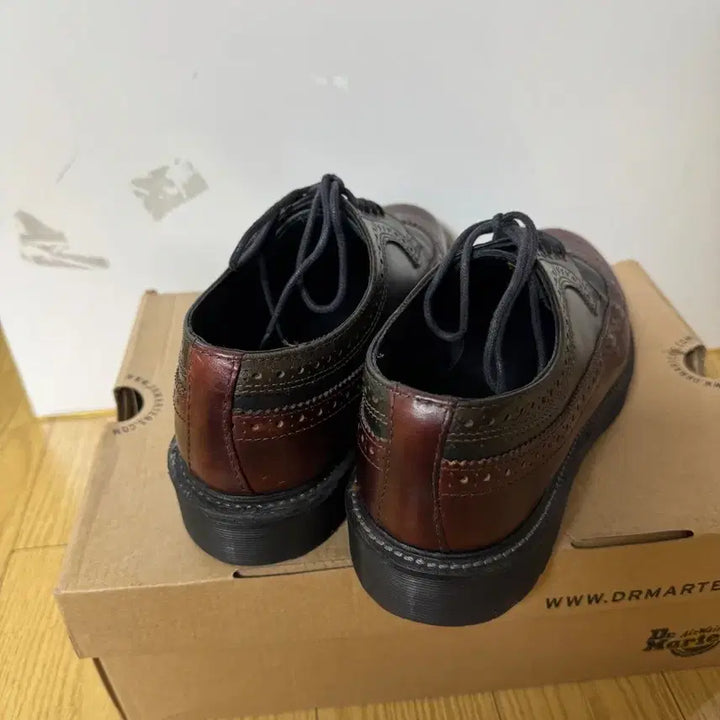 [BUNJANG] Dr. Martens 3989 Wingtip Derby Shoes Burgundy Green Size 260 / 닥터마틴 3989 버건디 그린 윙팁 더비 260