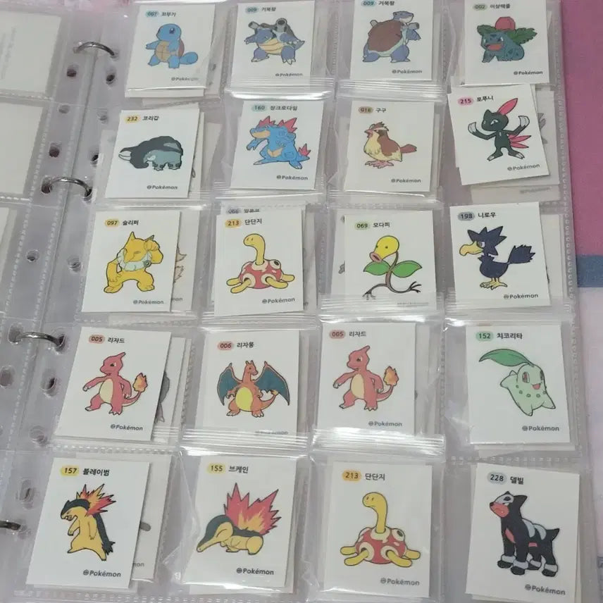 [BUNJANG] Pokemon Stickers / 포켓몬 띠부씰 양도