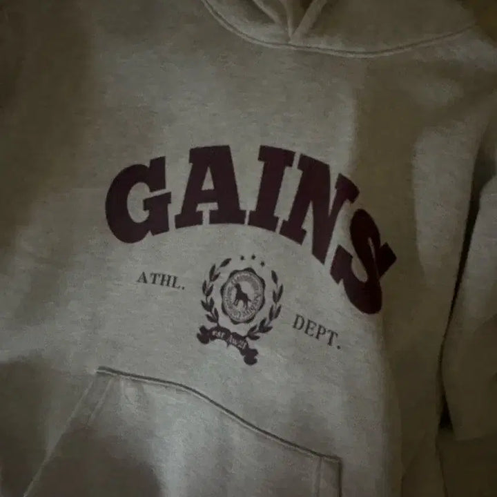 [BUNJANG] Lorelei Golden Hoodie Oatmeal M / 개인스보로 로럴골든 후드티 오트밀 M
