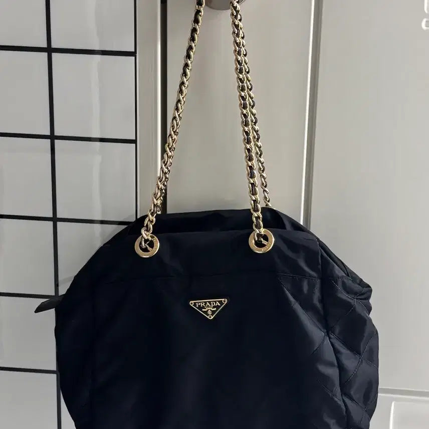 [BUNJANG] Prada Chain Shoulder Bag / 프라다 체인 숄더백 정품