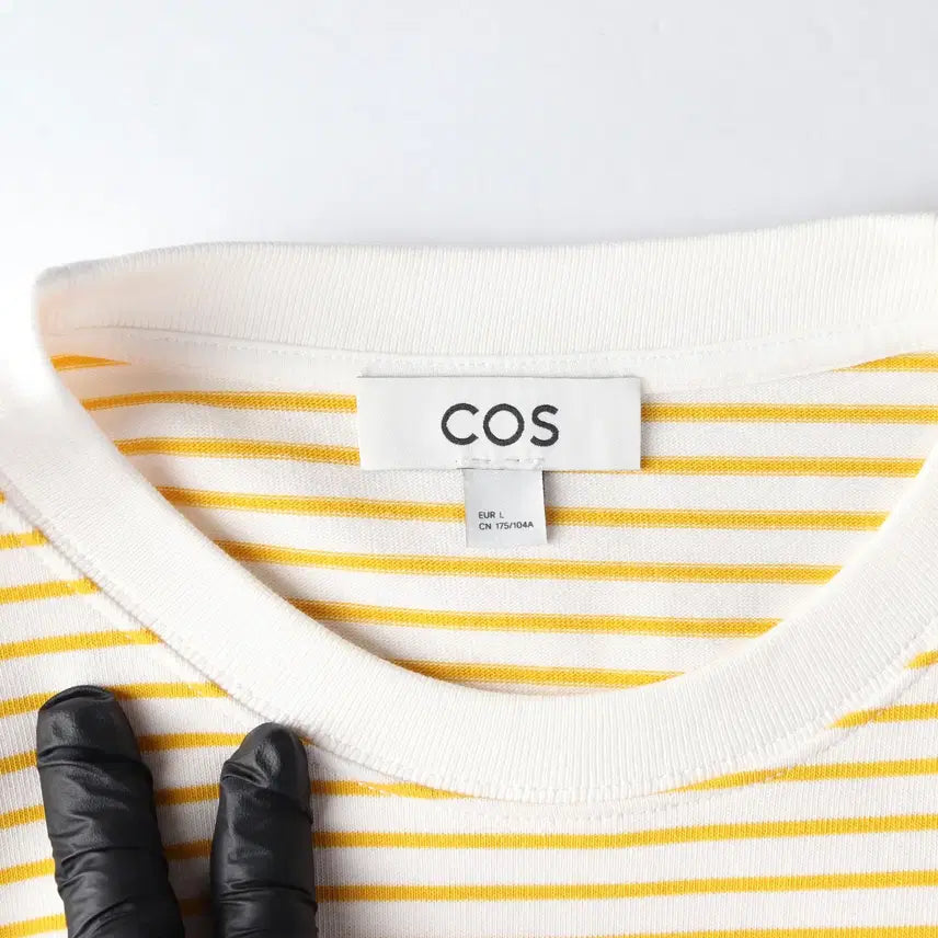 [BUNJANG] COS 21SS Stripe Cotton Short Sleeve T-shirt / 코스 21SS 스트라이프 면 반팔 티셔츠