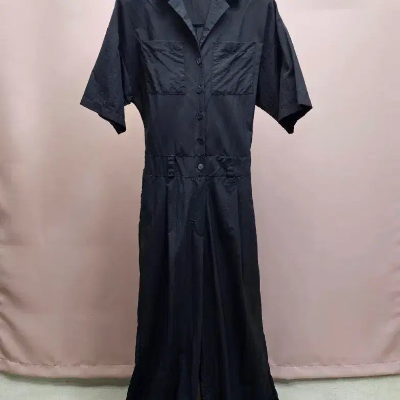 [BUNJANG] MOODLAB Wrinkled Cotton Shirt Pintuck Jumpsuit / MOODLAB 바스락 셔츠 핀턱 점프수트