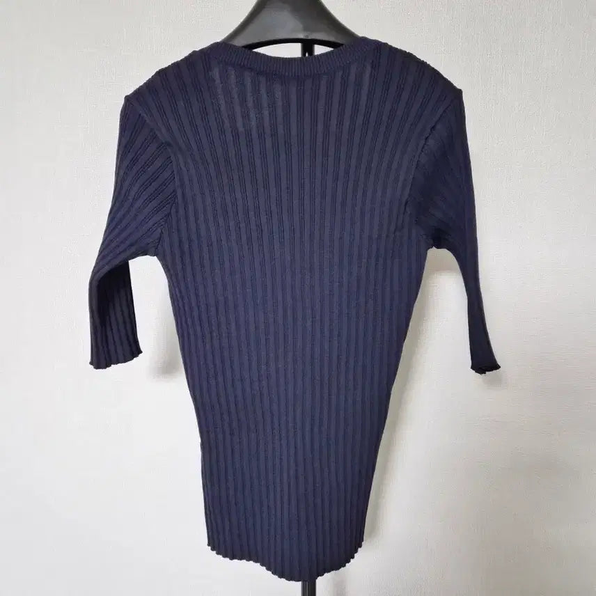 [BUNJANG] IT MICHAA 88 Ribbed Knit T-Shirt Short Sleeve / 잇미샤 88 M 골지 니트 티셔츠 W-반팔-166