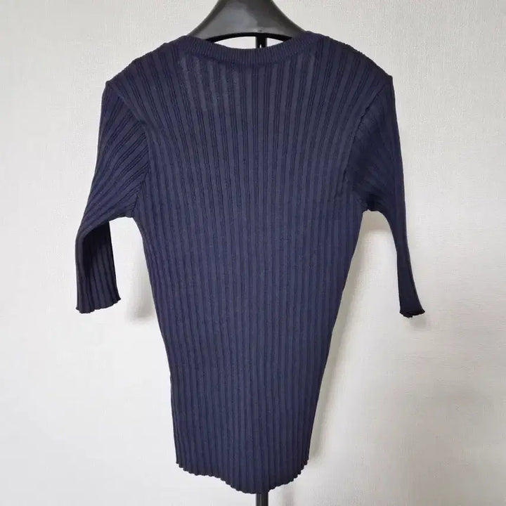 [BUNJANG] IT MICHAA 88 Ribbed Knit T-Shirt Short Sleeve / 잇미샤 88 M 골지 니트 티셔츠 W-반팔-166