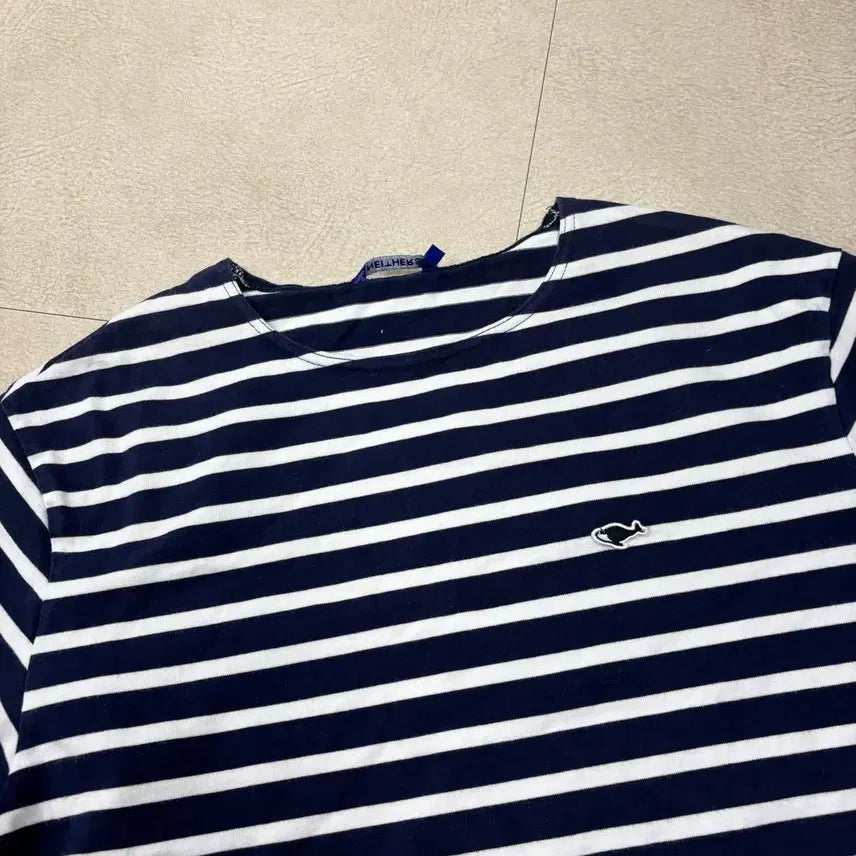 [BUNJANG] Naders Striped Short Sleeve T-Shirt / 네이더스 스트라이프 반팔티