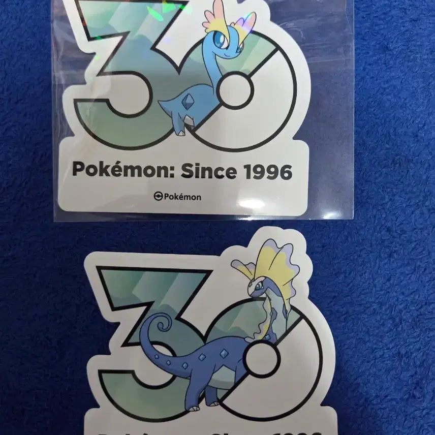 [BUNJANG] Pokemon 30th Anniversary Sticker Set (Amaura + Tyrantrum) / 포켓몬 30주년 기념 스티커(아마루스+아마루르가 세트)