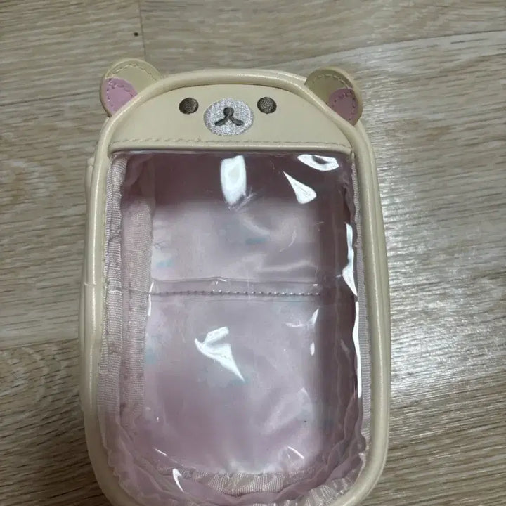 [BUNJANG] San-X Korilakkuma Plush Storage Transparent Case Pouch / 코리락쿠마 산엑스 인형 누이 보관 투명 케이스 파우치