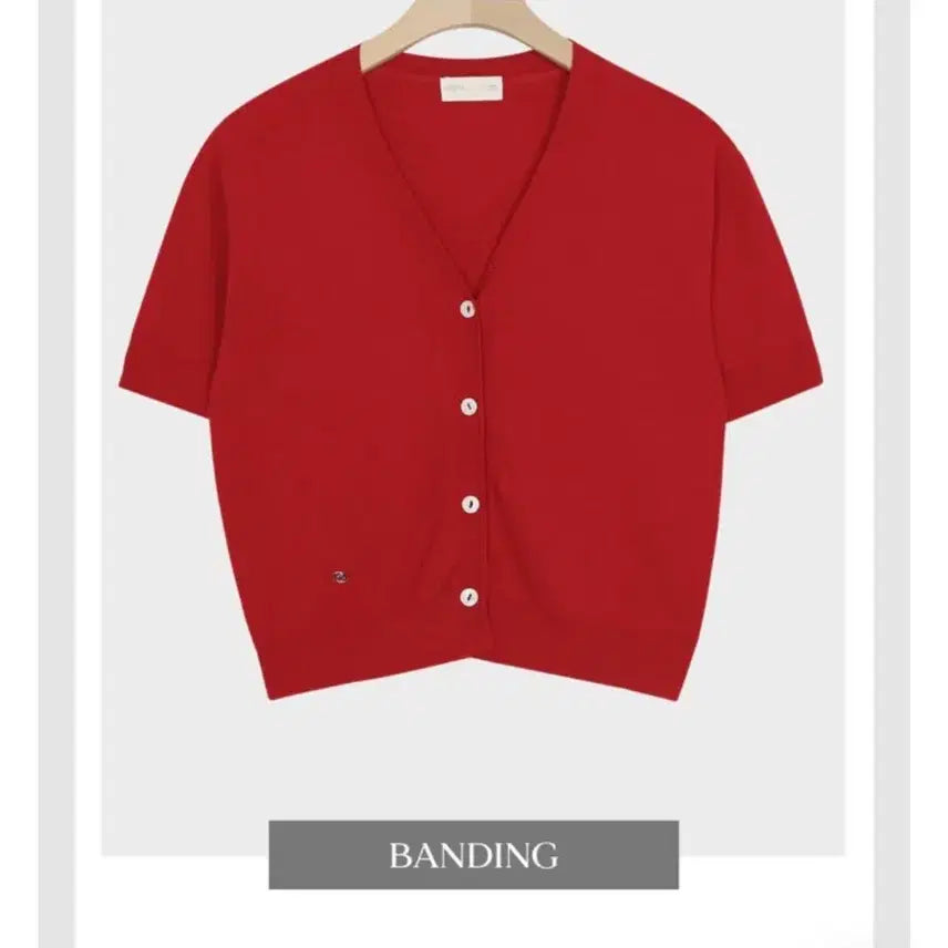 [BUNJANG] Underbee Eve Cardigan Red / [보관만한새제품] 단종 언더비 Eve 가디건 레드 정가 2만8천원  ->