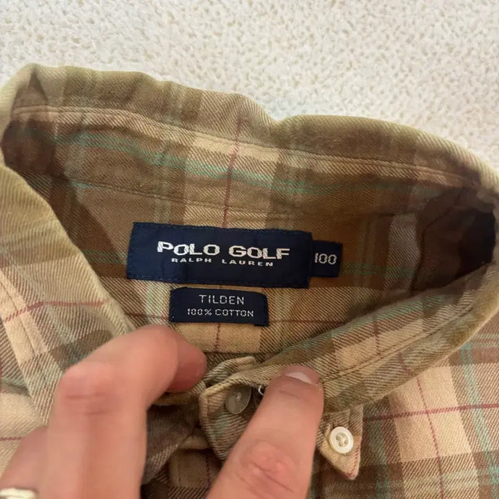 [BUNJANG] Polo Ralph Lauren Golf Vintage Check Shirt / 105 폴로랄프로렌 골프 빈티지 체크 셔츠