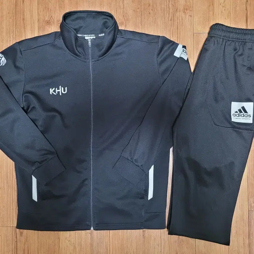 [BUNJANG] Adidas Kyung Hee University Jersey Set - Black / 아디다스 경희대 저지 세트