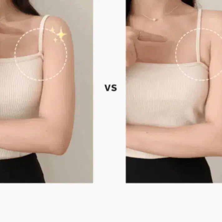 [BUNJANG] Sleek &amp; Firm Camisole Set - 2 Piece / [보관만한새제품] 부유방 삭제 탄탄 나시 2종세트