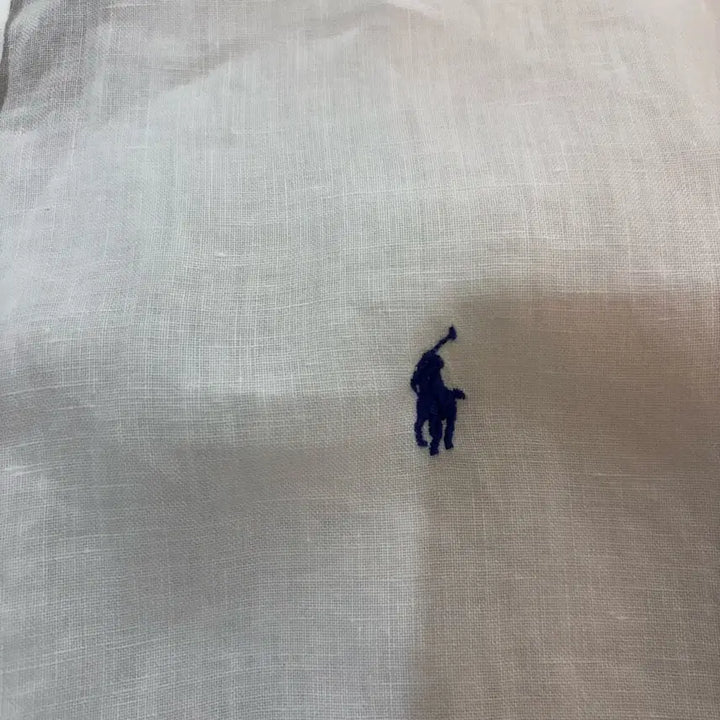 [BUNJANG] Polo Ralph Lauren White Linen Shirt / 105 폴로랄프로렌 화이트 린넨 셔츠