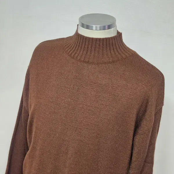 [BUNJANG] Celeb Half Turtleneck Knit / (105) Celeb 셀럽 하프 터들넥 니트  (free 105내외)