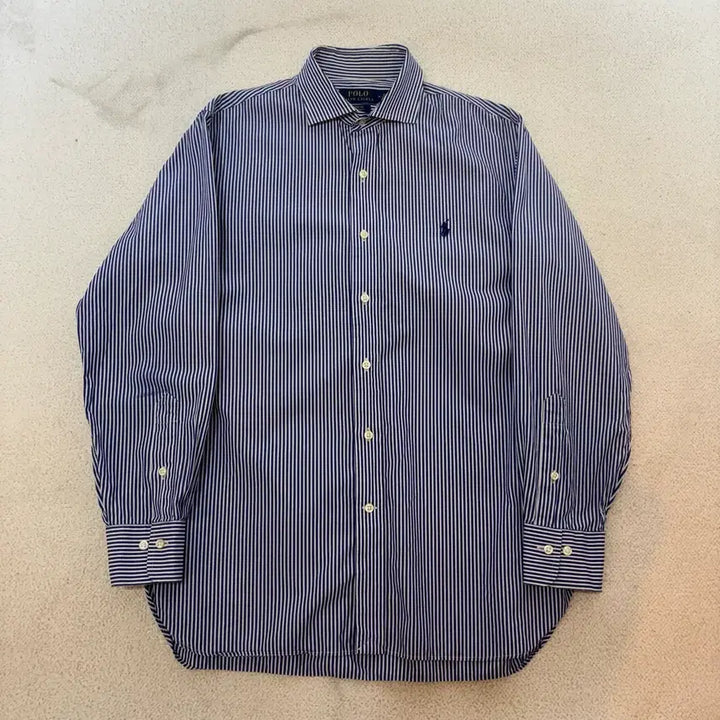 [BUNJANG] Polo Ralph Lauren New Label Striped Cotton Shirt / 100 폴로랄프로렌 신형라벨 스트라이프 코튼 셔츠
