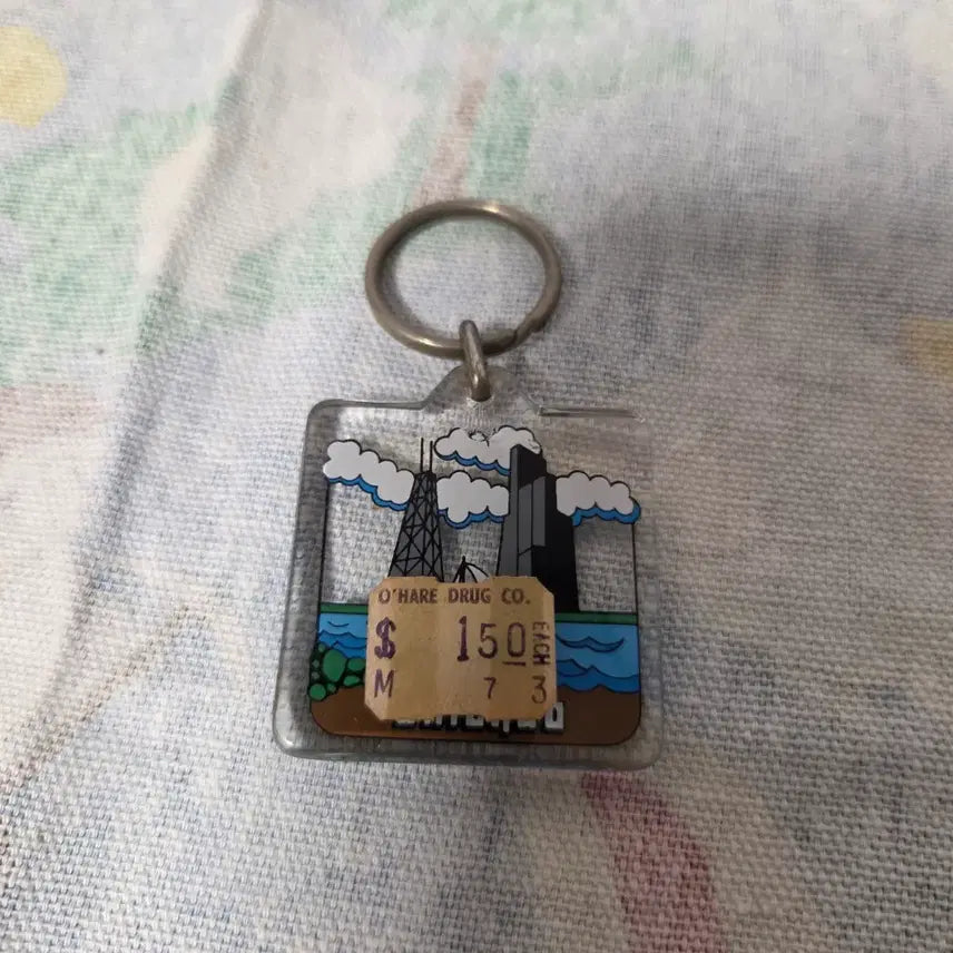 [BUNJANG] 90s Chicago Vintage Keychain / 90s Chicago 미국 빈티지 키링
