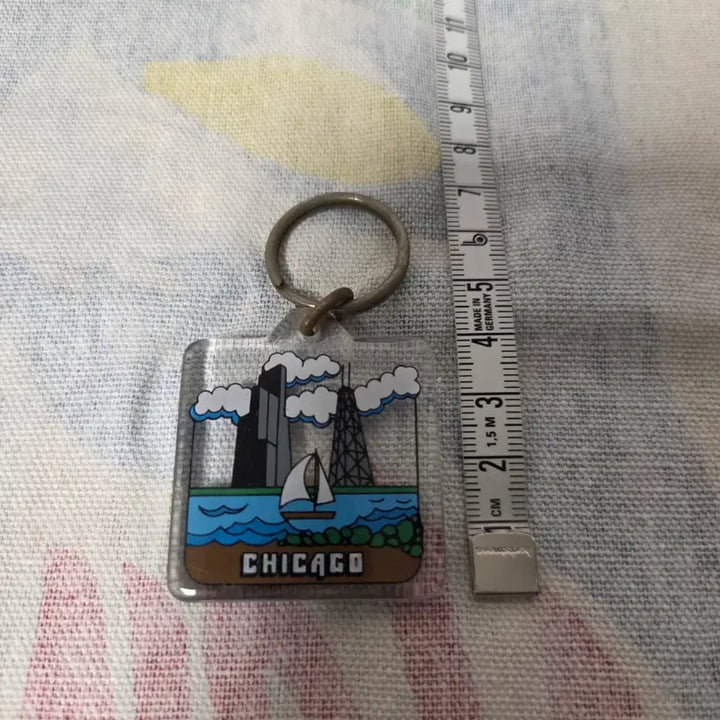 [BUNJANG] 90s Chicago Vintage Keychain / 90s Chicago 미국 빈티지 키링