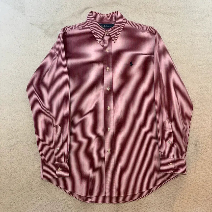[BUNJANG] Polo Ralph Lauren Striped Cotton Shirt / 100 폴로랄프로렌 스트라이프 코튼 셔츠