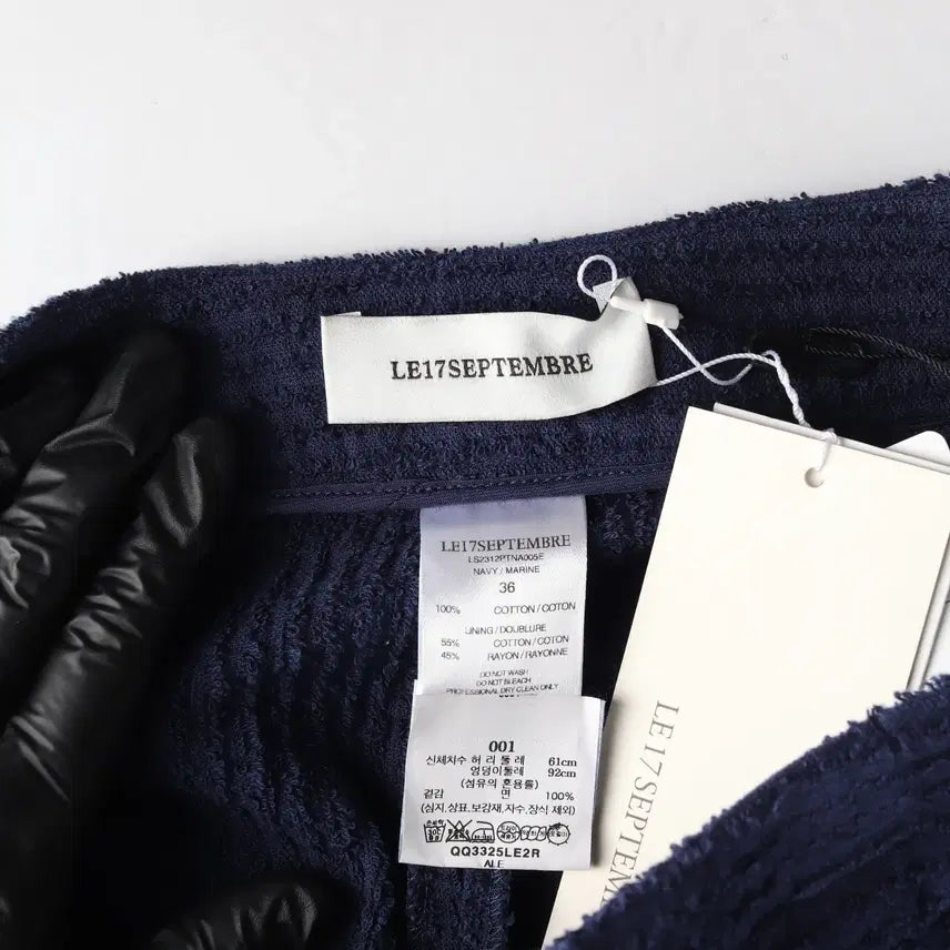 [BUNJANG] LE917 23SS Le Septembre Textured Half Pants Shorts / (새상품) 르917 23SS 르셉템버 텍스처  하프 팬츠 반바지
