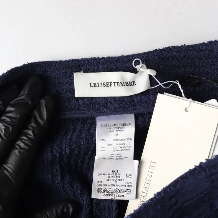 [BUNJANG] LE917 23SS Le Septembre Textured Half Pants Shorts / (새상품) 르917 23SS 르셉템버 텍스처  하프 팬츠 반바지