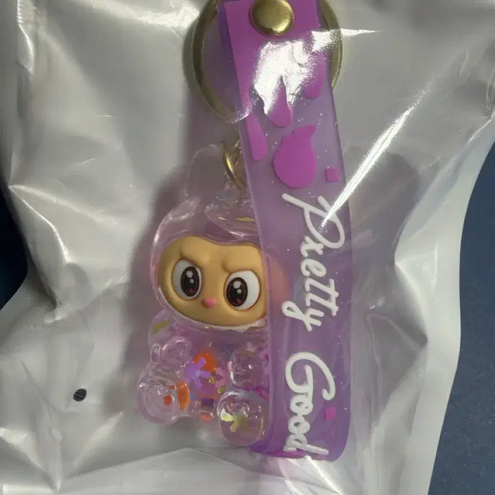[BUNJANG] Labubu Acrylic Glitter Keychain / 라부부 키링 열쇠고리