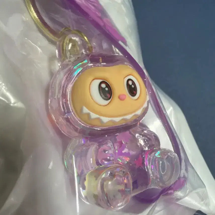 [BUNJANG] Labubu Acrylic Glitter Keychain / 라부부 키링 열쇠고리