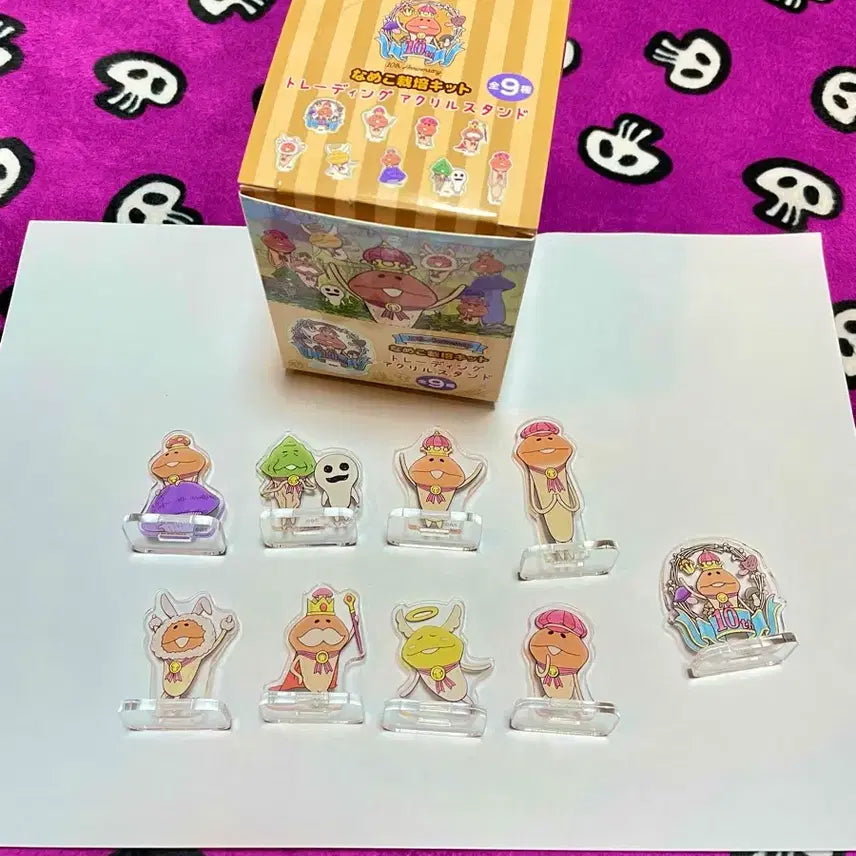 [BUNJANG] Namco 10th Anniversary 9-Type Desk Figure Bundle Set / 일괄]정품 10주년 나메코 9종 데스크 피규어