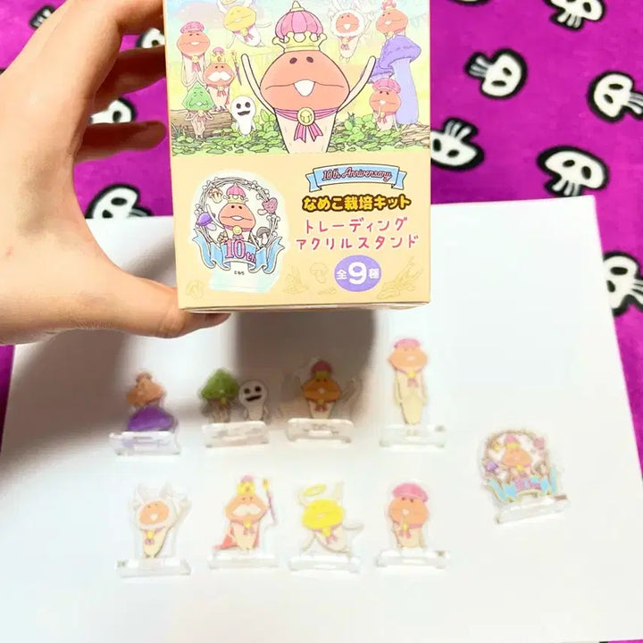 [BUNJANG] Namco 10th Anniversary 9-Type Desk Figure Bundle Set / 일괄]정품 10주년 나메코 9종 데스크 피규어