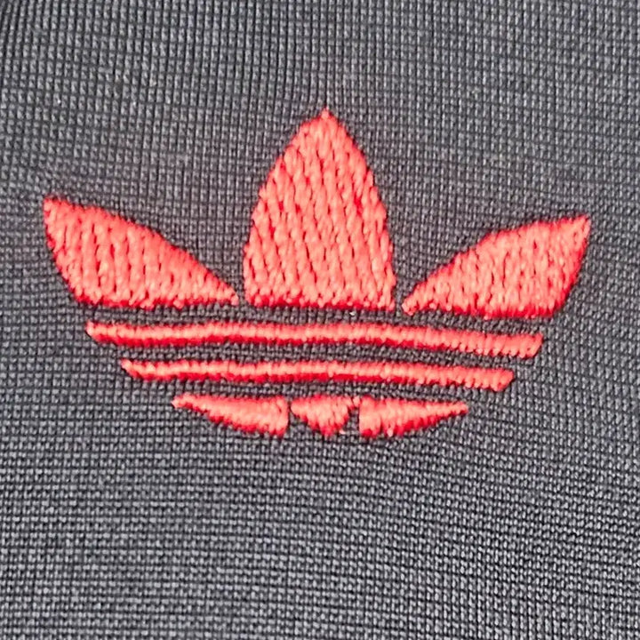 [BUNJANG] Adidas Firebird Tartan Check Back Logo Track Top Jersey / (110)2XL초대장급아디다스 파이어버드 타탄체크백로고[검빨]트랙탑져지