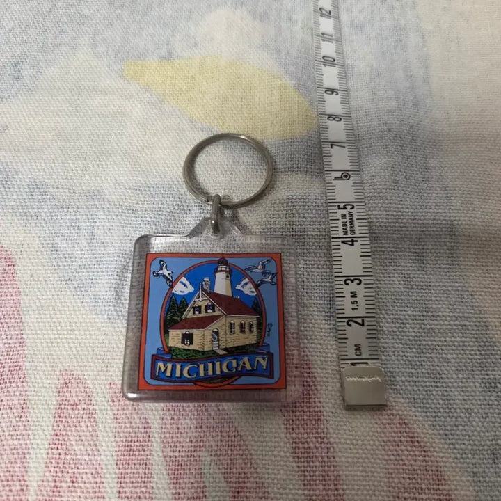 [BUNJANG] 90s Michigan USA Vintage Keychain / 90s Michigan 미국 빈티지 키링