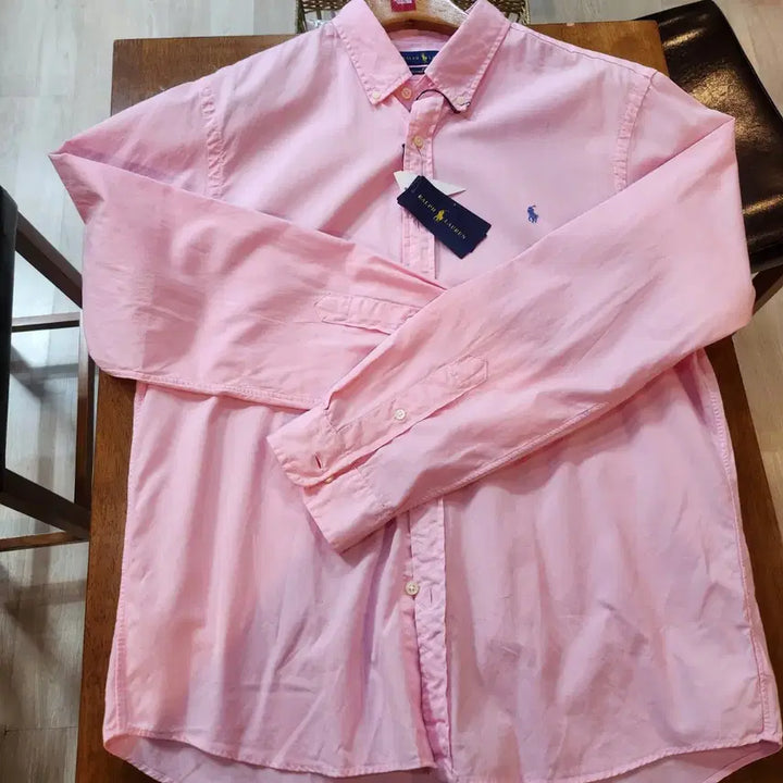 [BUNJANG] Polo Ralph Lauren Pink Oxford Shirt / 폴로 랄프로렌 핑크 옥스포드 셔츠 남방