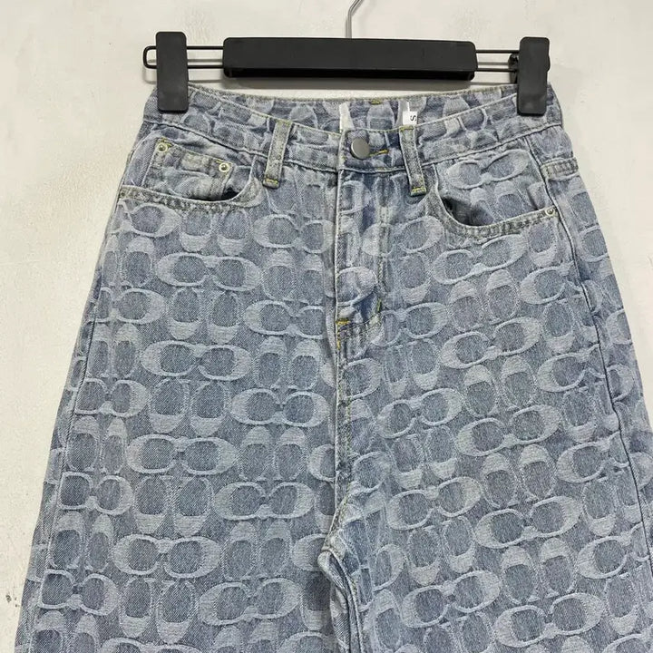 [BUNJANG] Patterned Denim Jeans / 특가새)N6299 패턴 청바지.데님