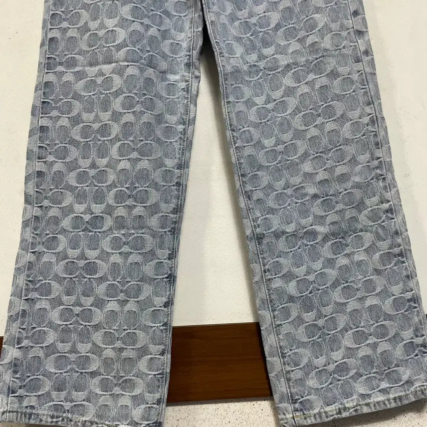 [BUNJANG] Patterned Denim Jeans / 특가새)N6299 패턴 청바지.데님