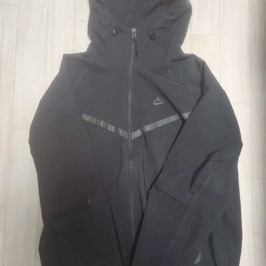 [BUNJANG] Nike Tech Woven Full-Zip Jacket Black / 나이키 테크 윈드러너 우븐 풀집 자켓 블랙