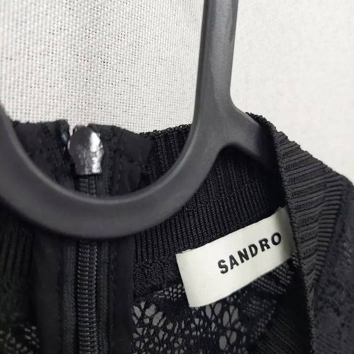 [BUNJANG] Sandro Velvet Lace Dress / 산드로 벨벳 레이스 원피스