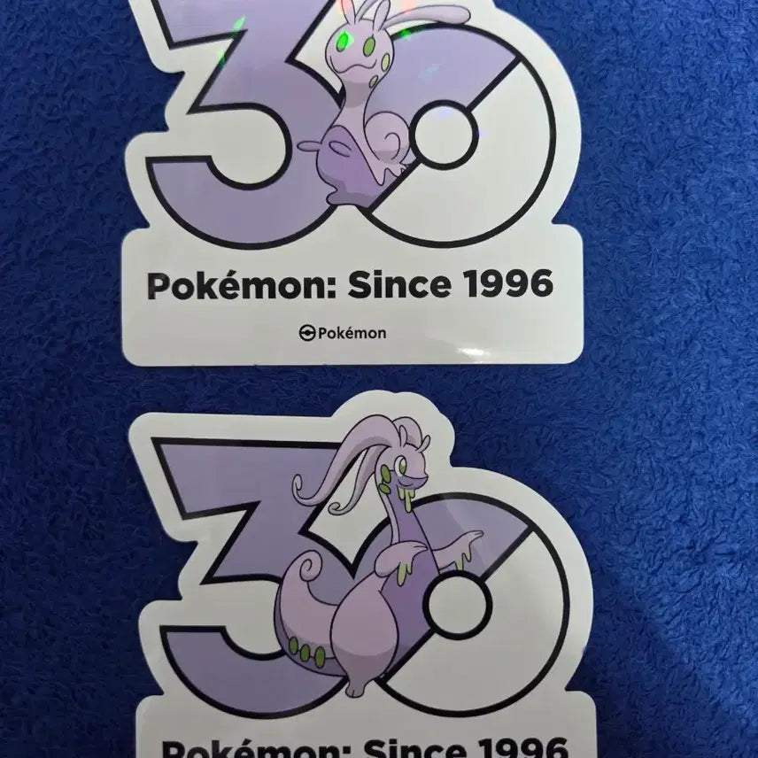 [BUNJANG] Pokemon 30th Anniversary Sticker Set (Sliggoo + Goodra) / 포켓몬 30주년 기념 스티커(미끄네일+미끄래곤 세트)
